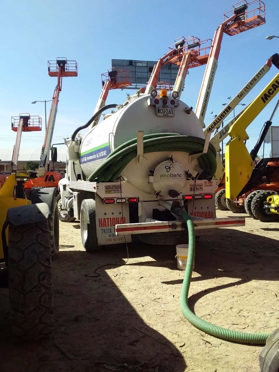 Servicio de recolección de aguas negras en Bogotá